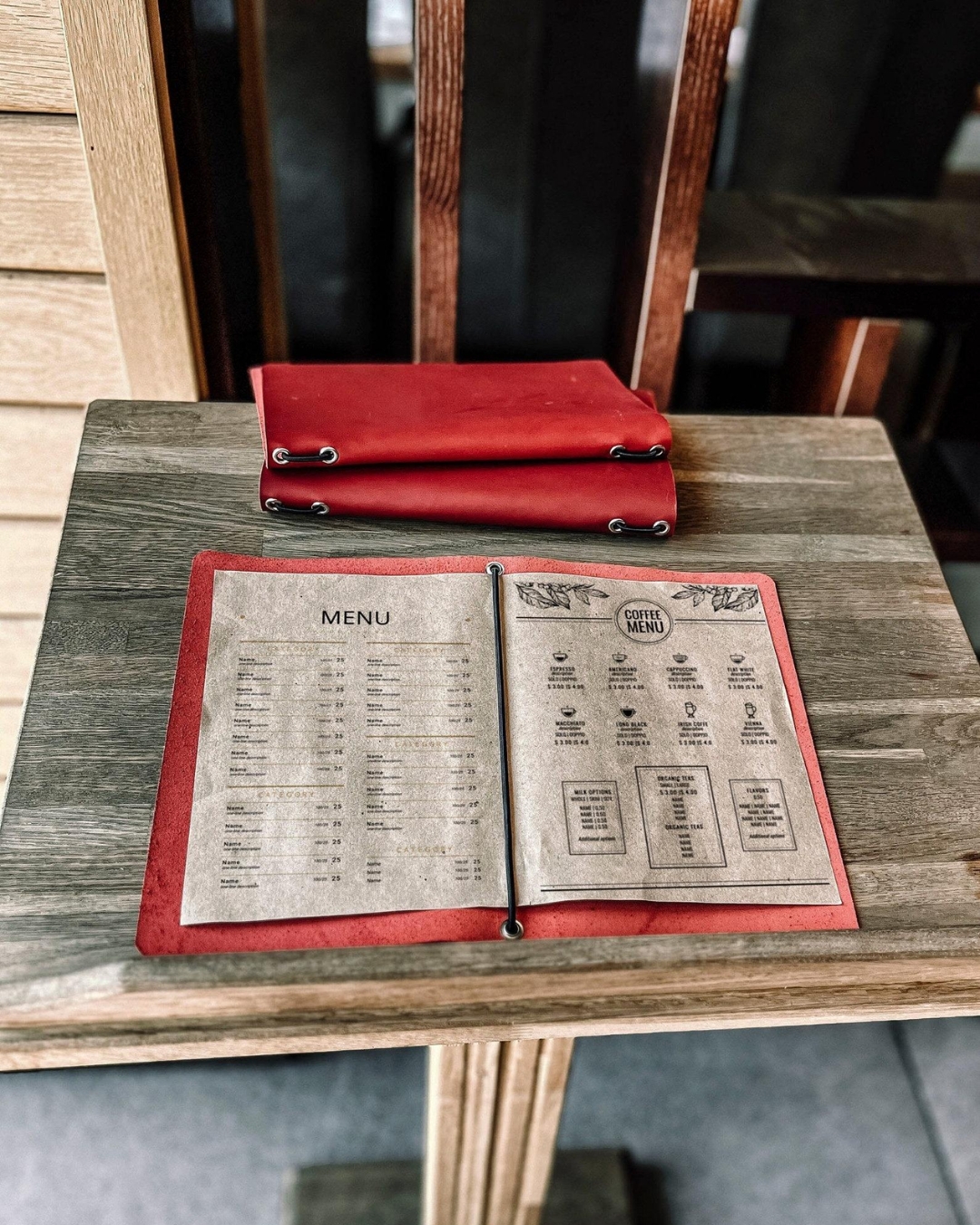 Luxurious Menu covers